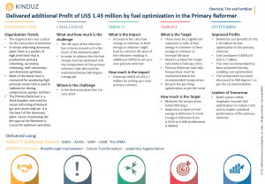 delivered-additional-profit-of-us-1.43-million-by-fuel-optimization-in-the-primary-reformer